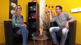 German Sexy Blonde Milf Rides And Jumps On Hard Cock Before I Fill Her With Hot Cum On Big Tits In Hot Pov