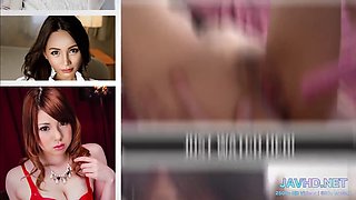 Chisa Hoshino and Rukia Mochizuki get kinky with dildos and squirt in Japanese Compilation Vol. 37