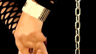 Monika Schmidt Hard Feed Tickling with Fingernails on the Bondage Chair