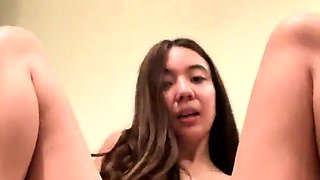 Amateur striptease and Solo masturbation