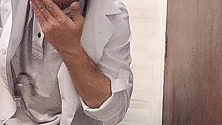 Doctor and Nurse Can't Resist and Have Sex in the Hospital Bathroom During Their Shift