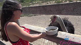 Foot fetish and handjob with Summer Renee