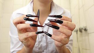 Nurses Long Nails JOI