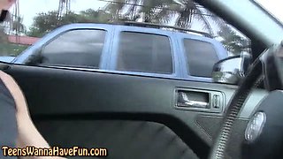 Crazy amateur sucks cock