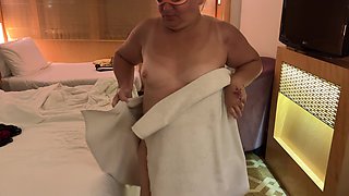 Zara Takes a Shower in a Hotel Bathroom, Then Go Bedroom to Sleep