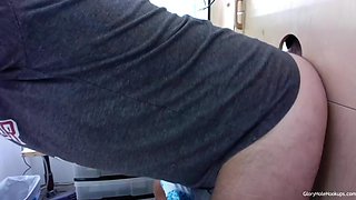 Big Dick Gloryhole Blowjob