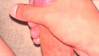 brown boy jerkig and cumming on a friend underwear