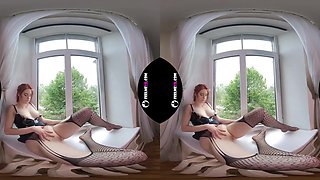 Margarita Teen Virtual 3D Strip On The Window - FeelMeVR