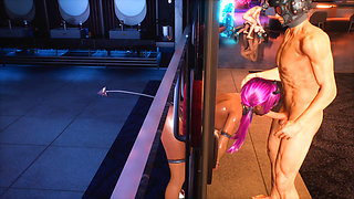 Little Succubus in a glory hole