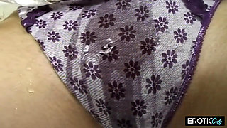 Cotton Panties Torn and Drenched