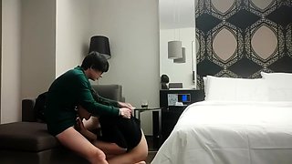 Cock hungry Chinese babe has fun cheating on boyfriend