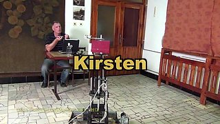 Kirsten Spanking Machine - Bare Back Whipping