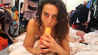 Intense oral after i come back from the pool in my tiny bath suit