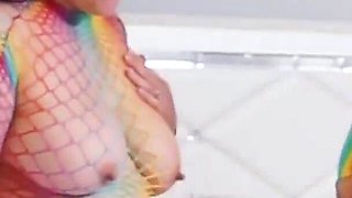 Strap on Foursome with Sexy MILFs