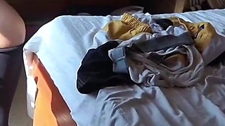 Caught My Stepsister Doing Camsex with Her Fuck Buddy, I Fucked Her Instead and Cum Inside Her