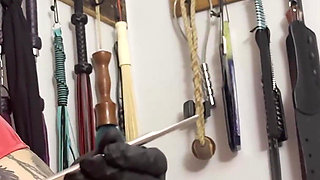 Urethral Sounding of Sex Slaves Cock Part 1