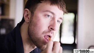 Step Mom Gets Pounded Rough - Pigtails & Deep Throat