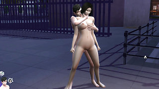 Public Sex on Bad Weather with Wife