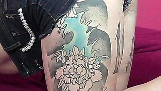 Geek Girl in Sexy Footjob!