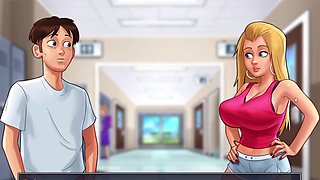 Super hot Korean thick mummy and daddy featured in summertime saga