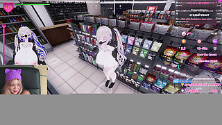 Dirty Gamer Girl Gabbi Getting Nasty Naked Masturbating In Hentai Game Secret Flasher Manaka