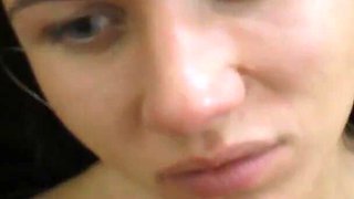 Lovely brunette gets fucked by a monster dong in POV
