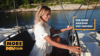 Sex on the open water with tasty rich MILF Shalina Devine