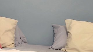 Mother in law rides and has multiple orgasms on her son in law and he fucks her ass!