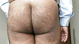 Boy masturbating in sexy thong showing his big bubble butt hot ass