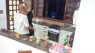 Anal Sex with Hotwife Unfaithful Wife in the Bar Pantry