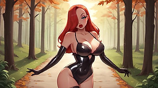 Happy Halloween by Stepsister Jessica from Who Framed Roger Rabbit! Perfect Big Boobs Bouncing