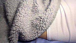 My Cute Slim Bubble-assed Brunette Roomie Let Me Fuck Her While She Was Watching Anime On Her Laptop