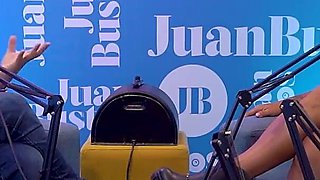 Kata Sanchez Hot MILF Can't Hold Back the Urge to Cum on the Vibrating Machine - Juan Bustos Podcast