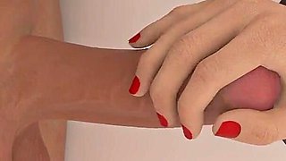 Jerked off and Sucked Through a Hole in the Wall