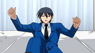 Uncensored Hentai: Sexy Slim Busty Babes Compete For The Right To Try the Dick Of Their Classmate