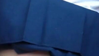 College Uniform Girl Cumming. Rubbing-lush Orgasm