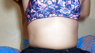 Hot stepmom Nusrat gets her milk squeezed by her 18 year old stepson!
