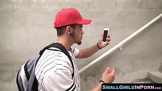 SmallGirlsInPorn.com - Cute Giselle Ambrosio dresses like a pokemon and gets caught and fucked