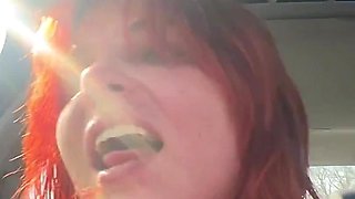 Licking Feet, Hard Face Slapping While Driving