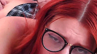 Slutty Schoolgirl Fucks Her Teacher to Get Her Homework Done (english subtitles)