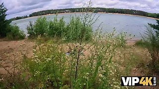 Vip4k. Anal Sex by the lake after picking up a chick