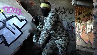 Hardcore gangbang fuckfest for anal addicted teen slut