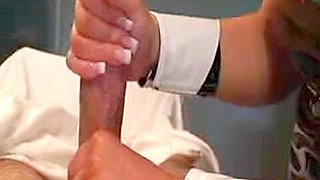 Emo film with nurse who does handjob and collects sperm