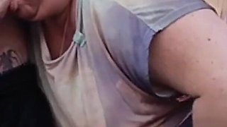 In a Public Park, I Fuck My Mother-in-law Doggy Style in Her Pussy, Then in Her Mouth and Cum Twice in a Minute