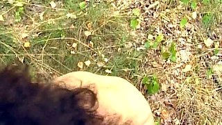 Naughty College Bae From Germany Sucking in Forest