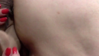 Horny Granny Angie Summers Plays with Her Big Boobs, Pussy & Ass