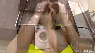 Vita S strips naked in kitchen and strokes body - WeAreHairy