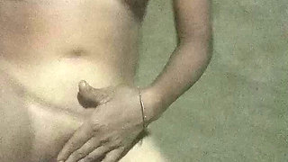 Beautiful sister-in-law has sex with finger at night