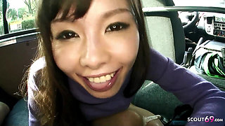 Japan skinny teen gives uncensored final blowjob on first date
