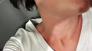 MILF Squirt with Roped Boobs